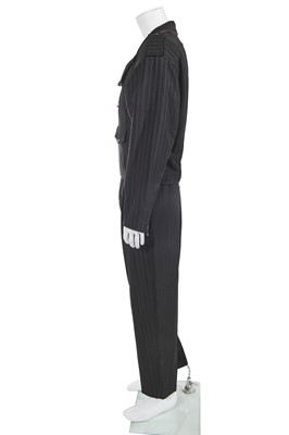 Lot 89 - A Jean Paul Gaultier men's pinstriped wool 'biker' suit, ‘Et Dieu créa I’Homme’ collection, Spring-Summer 1985