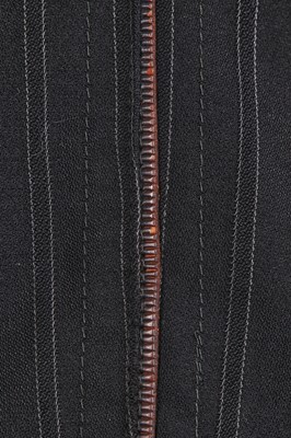 Lot 89 - A Jean Paul Gaultier men's pinstriped wool 'biker' suit, ‘Et Dieu créa I’Homme’ collection, Spring-Summer 1985