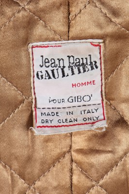 Lot 89 - A Jean Paul Gaultier men's pinstriped wool 'biker' suit, ‘Et Dieu créa I’Homme’ collection, Spring-Summer 1985