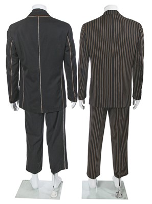 Lot 127 - A group of Issey Miyake by Naoki Takizawa men's striped suits and shirts, Spring-Summer 2006
