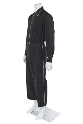 Lot 127 - A group of Issey Miyake by Naoki Takizawa men's striped suits and shirts, Spring-Summer 2006