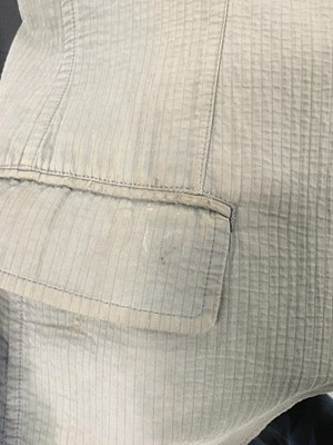 Lot 134 - Three Issey Miyake men's grey cotton suits, probably 2000s