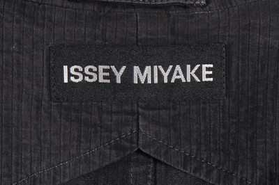 Lot 134 - Three Issey Miyake men's grey cotton suits, probably 2000s