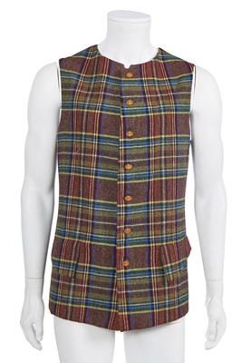Lot 82 - A Vivienne Westwood men's tartan tweed blazer and waistcoat, circa 1997