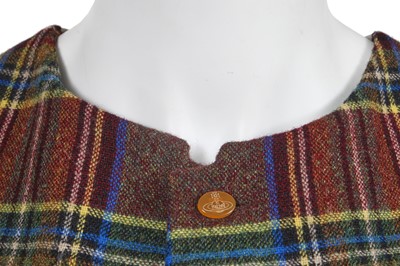 Lot 82 - A Vivienne Westwood men's tartan tweed blazer and waistcoat, circa 1997