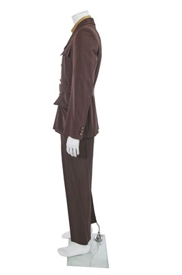 Lot 118 - A Jean Paul Gaultier men's brown gabardine safari ensemble, circa 2004