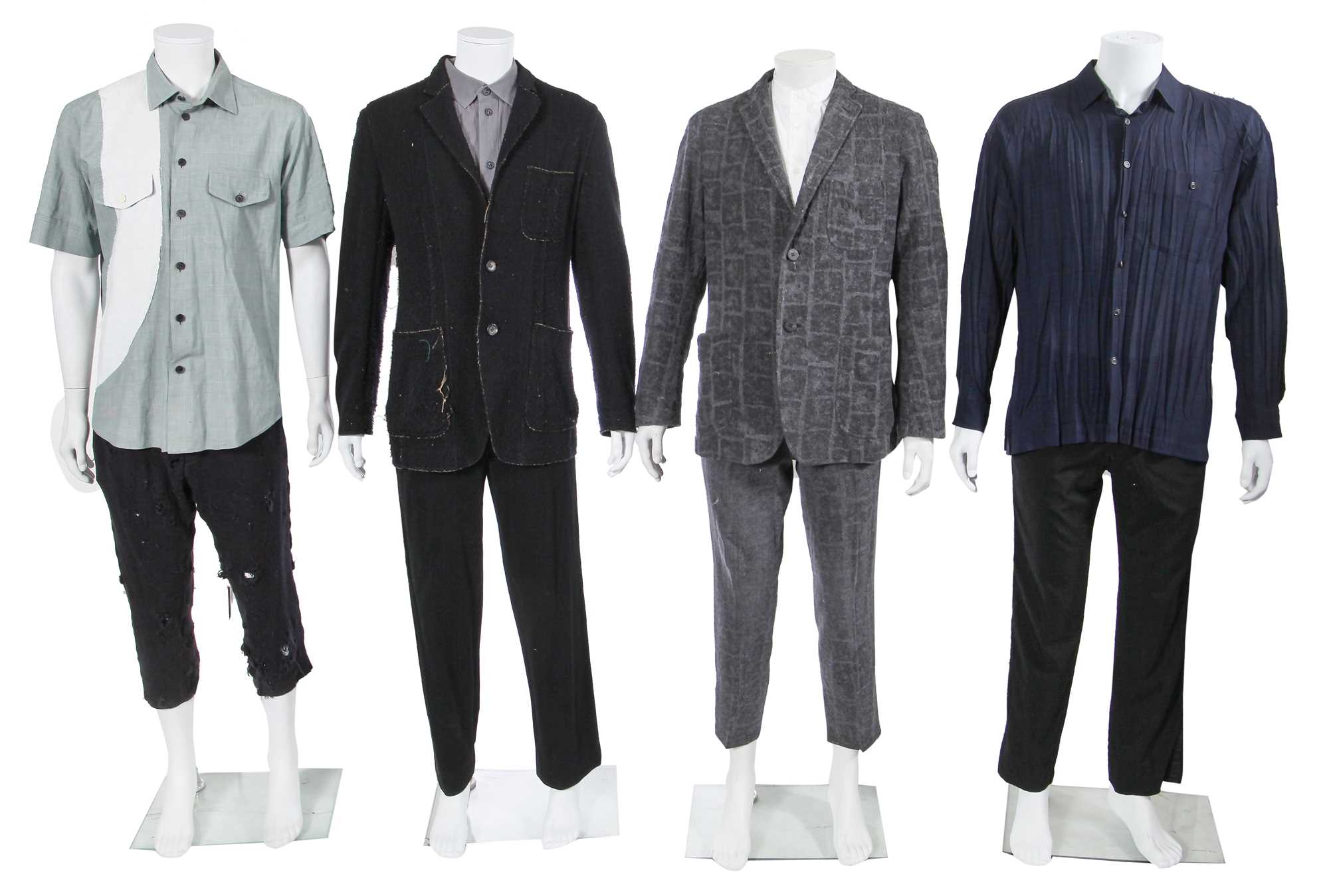 Lot 130 - A group of Issey Miyake men's suits and separates, mostly 2000s