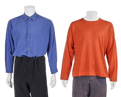 Lot 133 - A group of Issey Miyake men's suits and separates, mostly 2000s