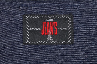 Lot 110 - A Jean Paul Gaultier denim kilt, ‘Les Tatouages/La Brute et le Raffiné’ collection, Spring-Summer 1994