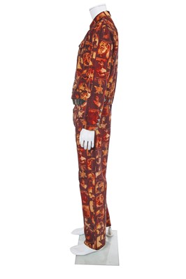 Lot 114 - A Jean Paul Gaultier printed cotton ensemble, ‘Fin de Siècle/Latino Lover des années 1940’ commercial collection, Spring-Summer 1995