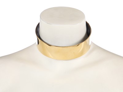 Lot 256 - A Céline by Phoebe Philo gold-tone collar and cuff, Resort 2011