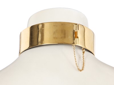 Lot 256 - A Céline by Phoebe Philo gold-tone collar and cuff, Resort 2011
