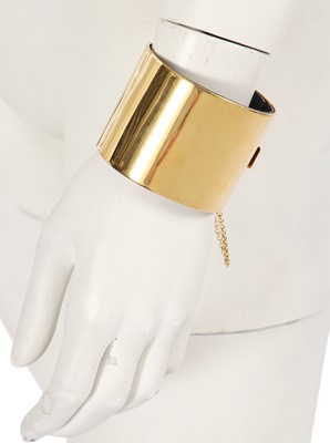 Lot 256 - A Céline by Phoebe Philo gold-tone collar and cuff, Resort 2011