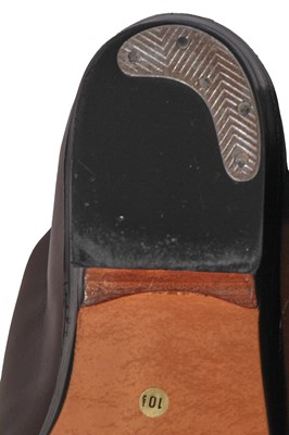 Lot 106 - A Jean Paul Gaultier men's grey wool suit ensemble and shoes, circa 1990