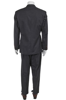 Lot 106 - A Jean Paul Gaultier men's grey wool suit ensemble and shoes, circa 1990