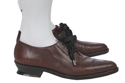 Lot 106 - A Jean Paul Gaultier men's grey wool suit ensemble and shoes, circa 1990