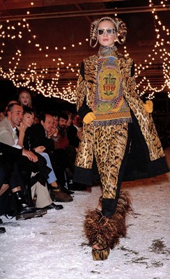 Lot 111 - Two Jean Paul Gaultier printed tops, circa 1994