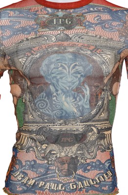 Lot 111 - Two Jean Paul Gaultier printed tops, circa 1994