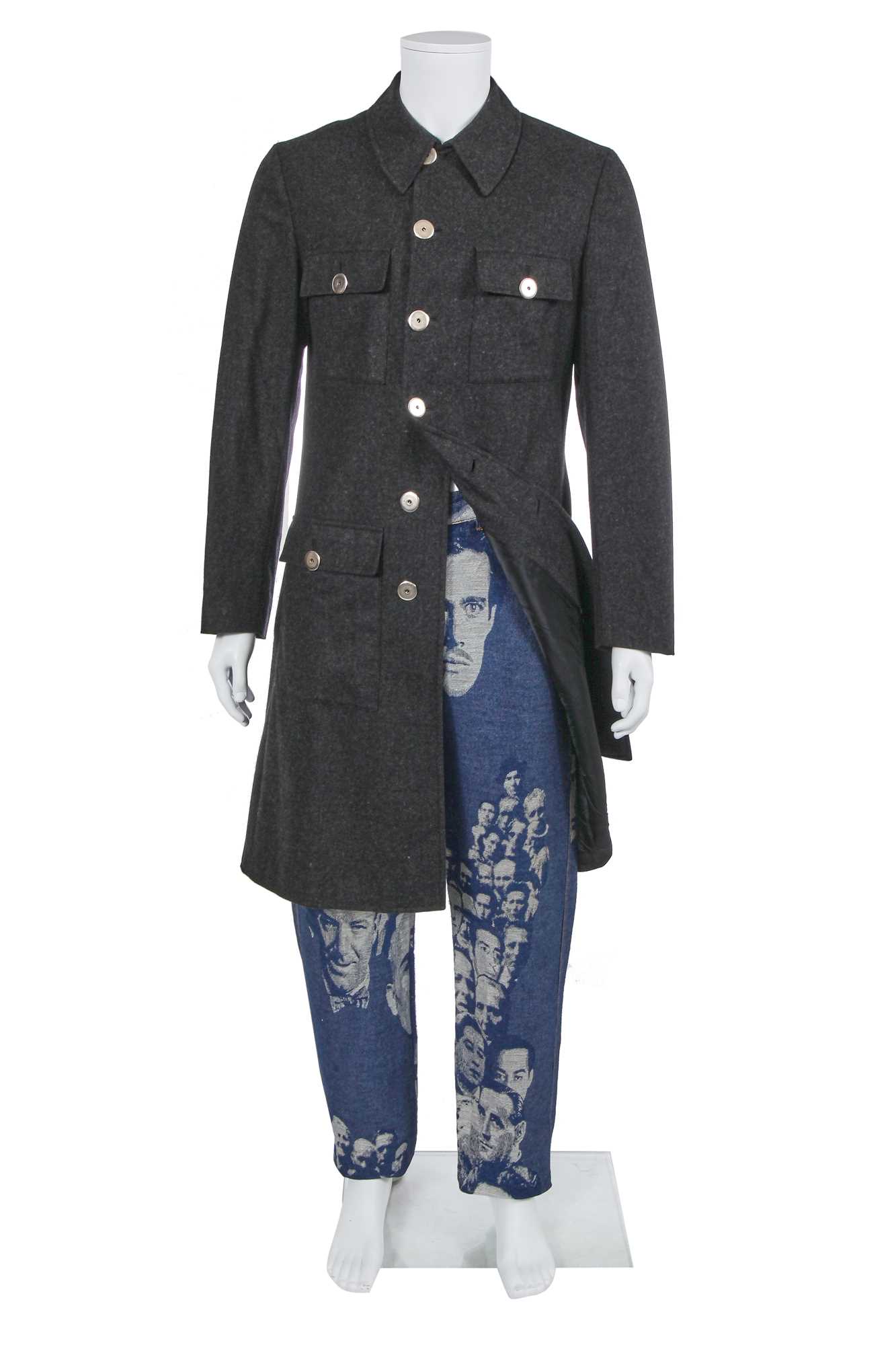 Lot 108 - A pair of Jean Paul Gaultier men's denim trousers, ‘Les Andro-jean's’ collection, Spring-Summer 1993
