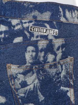 Lot 108 - A pair of Jean Paul Gaultier men's denim trousers, ‘Les Andro-jean's’ collection, Spring-Summer 1993
