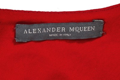 Lot 316 - An Alexander McQueen by Sarah Burton red jersey gown, 2012