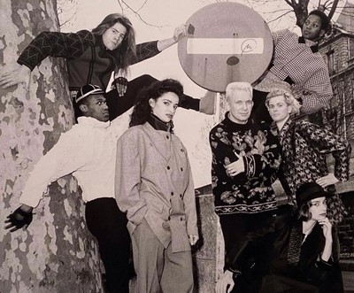 Lot 88 - A Jean Paul Gaultier men's woven silk 'Pegasus' blazer, ‘Un hiver homme’ collection, Autumn-Winter 1984-85