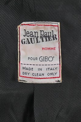 Lot 88 - A Jean Paul Gaultier men's woven silk 'Pegasus' blazer, ‘Un hiver homme’ collection, Autumn-Winter 1984-85