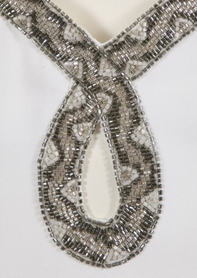 Lot 321 - A Roberto Cavalli by Peter Dundas white crêpe sheath dress, circa 2017
