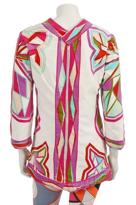 Lot 709 - An Emilio Pucci printed tunic and leggings ensemble, 1960s