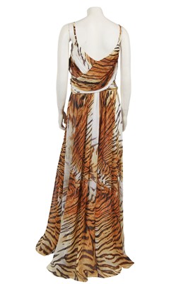 Lot 323 - A Roberto Cavalli tiger print crêpe dress, circa 2014