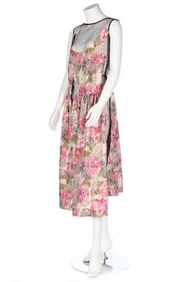 Lot 161 - A Comme des Garçons floral silk dress, 2006,...