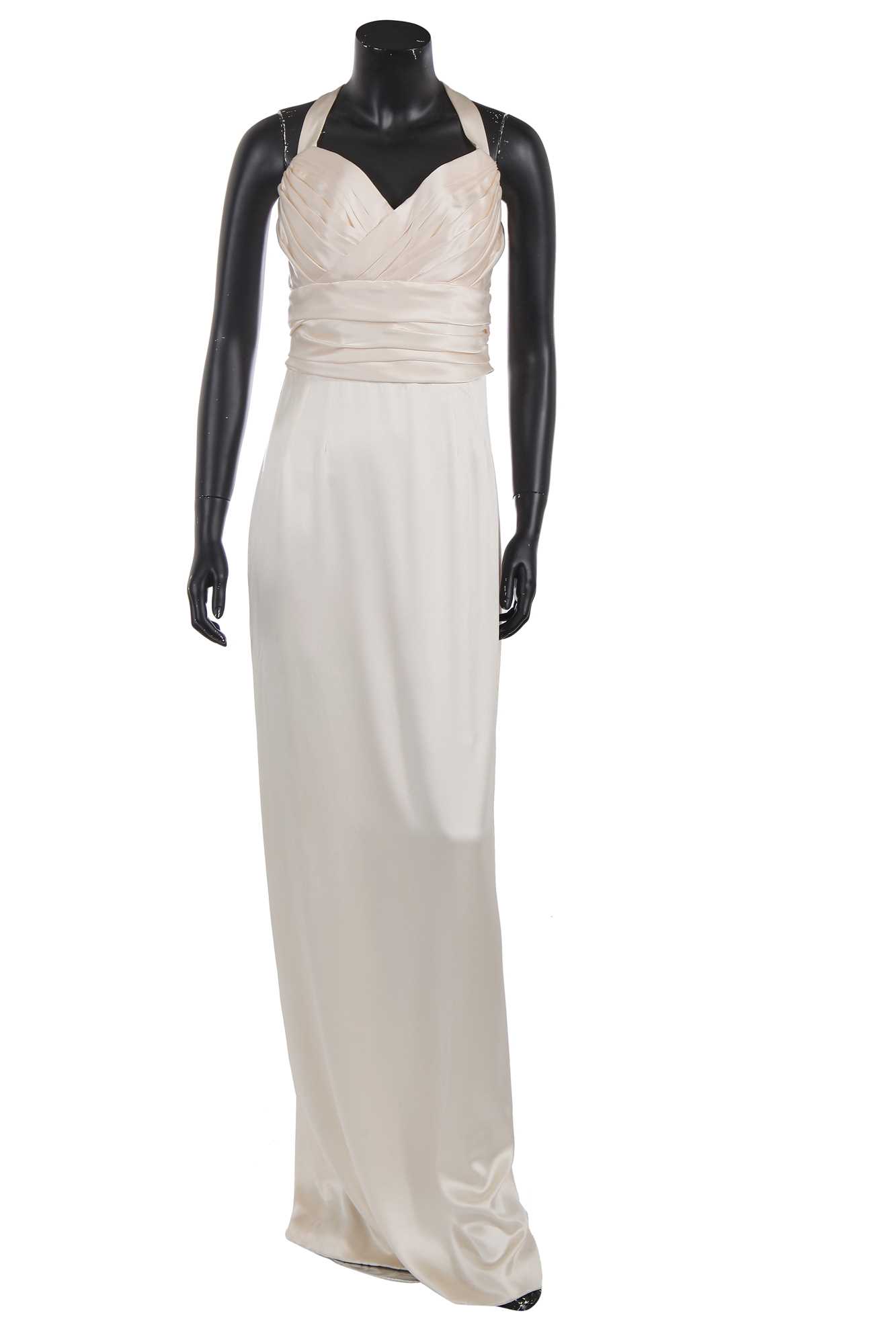 Lot 335 - A Dolce & Gabbana ivory satin dress, Special Edition, Spring-Summer 2011