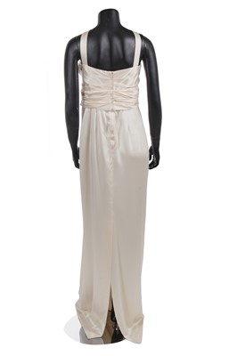 Lot 335 - A Dolce & Gabbana ivory satin dress, Special Edition, Spring-Summer 2011