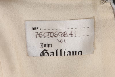 Lot 154 - A John Galliano cream satin-backed crêpe evening dress, 'The Work of Fabergé as Seen Through the Eyes of Jeff Koons' collection, Spring-Summer 2007