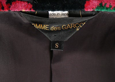 Lot 165 - A Comme des Garçons floral printed velvet suit,...
