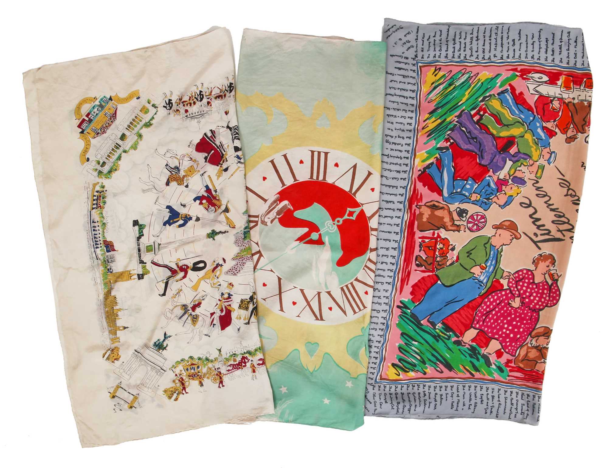 Lot 271 - Three Jacqmar Scarves, 1940s-1950s