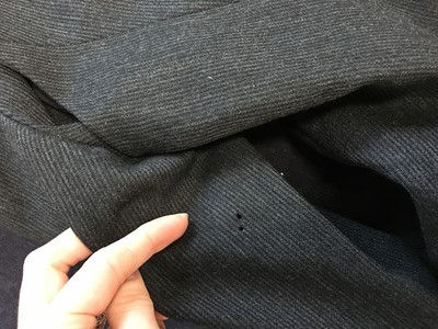 Lot 209 - A Maison Martin Margiela grey self-striped wool blazer, probably Autumn-Winter 1989-90