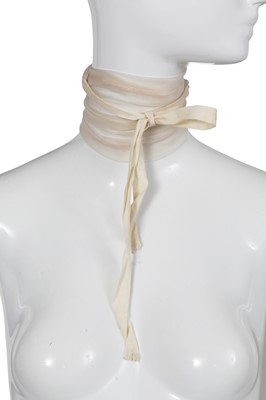 Lot 213 - A Maison Martin Margiela ivory nylon mesh ensemble, Spring-Summer 1990
