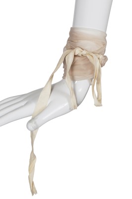 Lot 213 - A Maison Martin Margiela ivory nylon mesh ensemble, Spring-Summer 1990