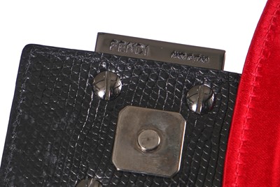 Lot 260 - A Fendi by Karl Lagerfeld embroidered baguette bag, early 2000s