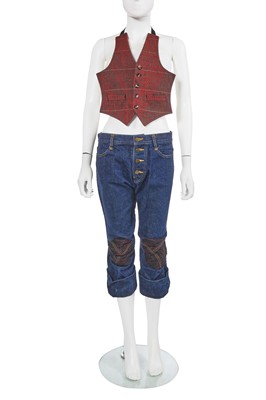 Lot 540 - A Christopher Nemeth cotton and wool ensemble, circa 1993