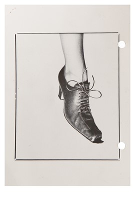 Lot 606 - A pair of John Moore (House of Beauty and Culture) brown leather 'hog toe' shoes, late 1980s