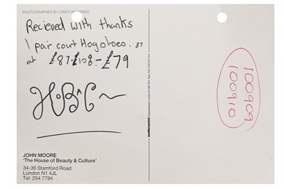 Lot 606 - A pair of John Moore (House of Beauty and Culture) brown leather 'hog toe' shoes, late 1980s