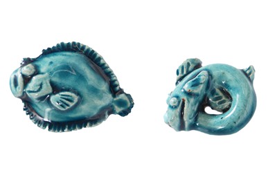 Lot 277 - A group of Hélène Mechin nautical-themed ceramic buttons, 1930s-1950s