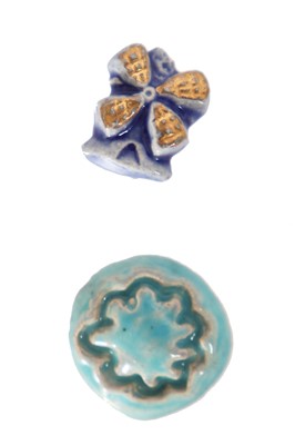 Lot 277 - A group of Hélène Mechin nautical-themed ceramic buttons, 1930s-1950s