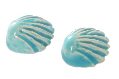 Lot 277 - A group of Hélène Mechin nautical-themed ceramic buttons, 1930s-1950s