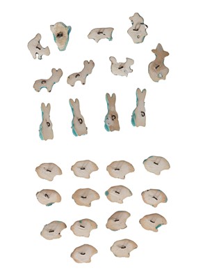Lot 280 - A group of Hélène Mechin ceramic animal buttons, 1930s-1950s