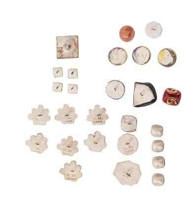 Lot 284 - An assorted group of Hélène Mechin ceramic buttons, 1930s-1950s