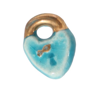 Lot 286 - A group of Hélène Mechin turquoise ceramic buttons, 1930s-1950s