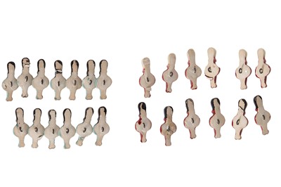 Lot 287 - A group of Hélène Mechin ceramic Grenadier buttons, 1930s-1950s